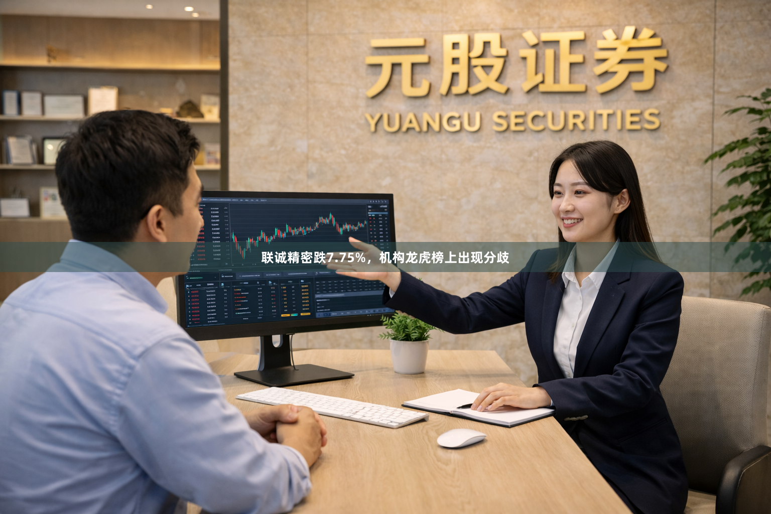 联诚精密跌7.75%，机构龙虎榜上出现分歧