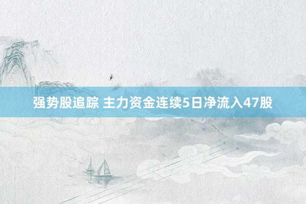 强势股追踪 主力资金连续5日净流入47股
