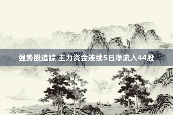 强势股追踪 主力资金连续5日净流入44股