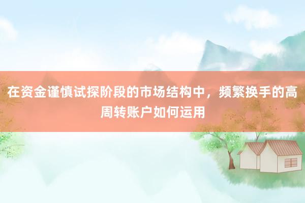在资金谨慎试探阶段的市场结构中，频繁换手的高周转账户如何运用