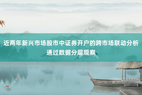近两年新兴市场股市中证券开户的跨市场联动分析通过数据分层观察